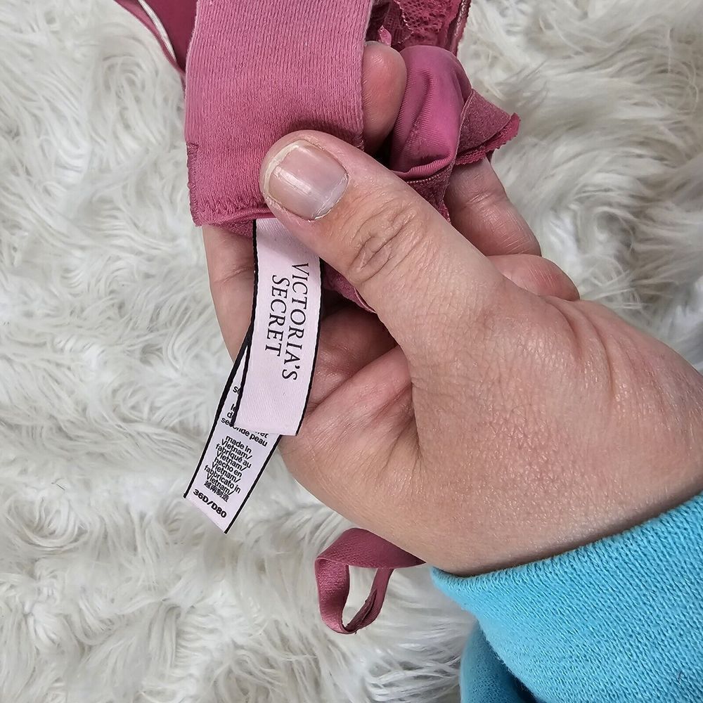 Victoria's Secret Women's  T-shirt Lightly Lined Demi Bra Pink Women's Size 36D - Picture 6 of 6